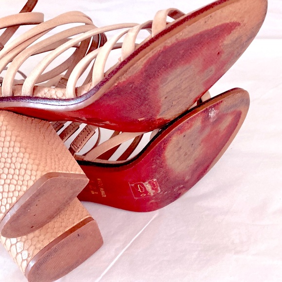 WINDSOR SMITH natural leather Strappy heels - Picture 9 of 11